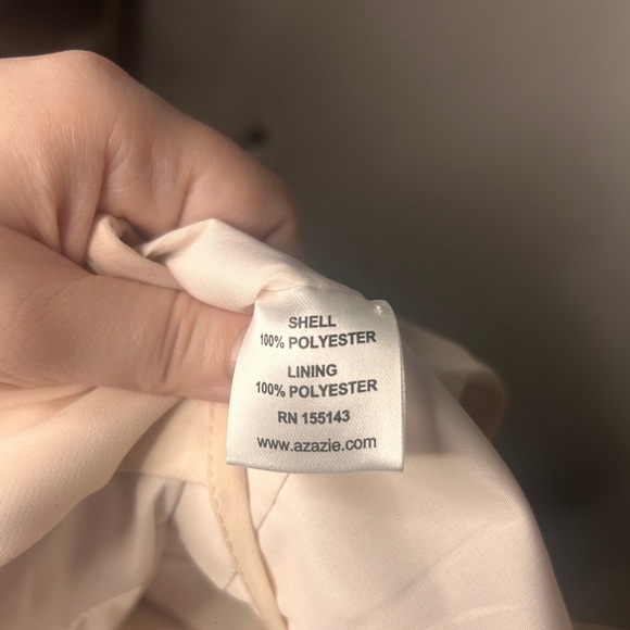 Azazie Bonnie Halter Dress Blushing Pink Size 8 - SEE DESCRIPTION - Picture 6 of 11